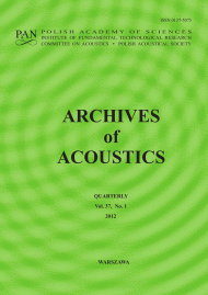 Free Access Acoustics Journal – Archives of Acoustics