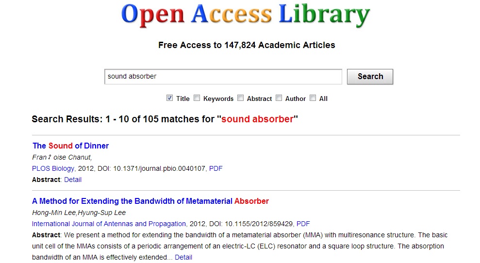 Open Access Library: Free to Download